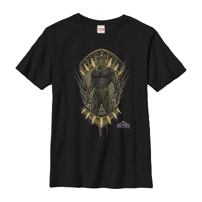 Футболка для мальчиков Marvel Black Panther, чёрная