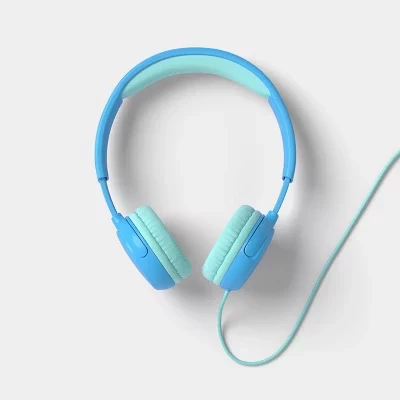 Детские проводные наушники heyday, голубые