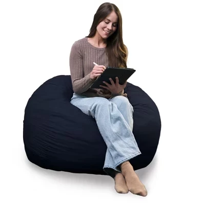 Кресло-мешок Bean Bag со съемным чехлом, наполнителем из пенопласта, различных размеров и тканей, для всех возрастов.