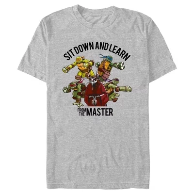 Мужская футболка TMNT Splinter, серый меланж