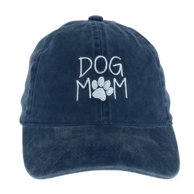 Женская бейсболка David & Young с вышивкой Dog Mom, синяя