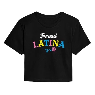 Женская футболка Instant Message Proud Latina, черная