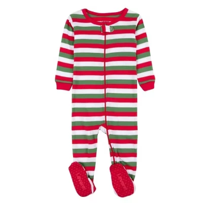 Leveret Cotton Kids Footed Pajamas Buffalo Plaid - Buffalo Check Pajamas multicolor (7)