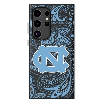 Чехол для мобильного телефона, совместимый с NCAA ACC Universities Paisley MagSafe для Samsung Galaxy, на каблуках из смолы Северной Каролины