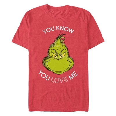 Мужская футболка Dr. Seuss You Know You Love Me, красная