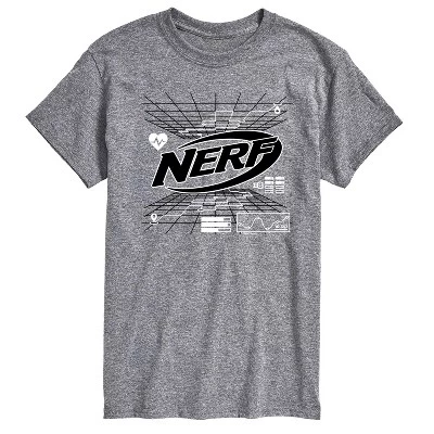 Мужская футболка Nerf Grid Map с коротким рукавом и графическим рисунком athletic heather