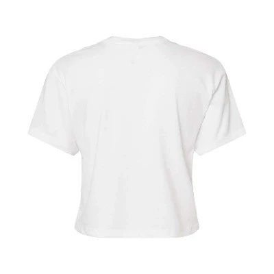 Женская укороченная футболка Boba Bbq с рисунком heather grey