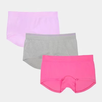 Женские трусы Fruit of the Loom Hey Shorty 3 шт, серые