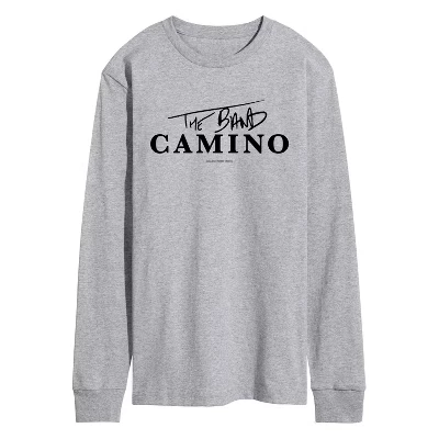 Мужской лонгслив The Band Camino Logo, серый меланж