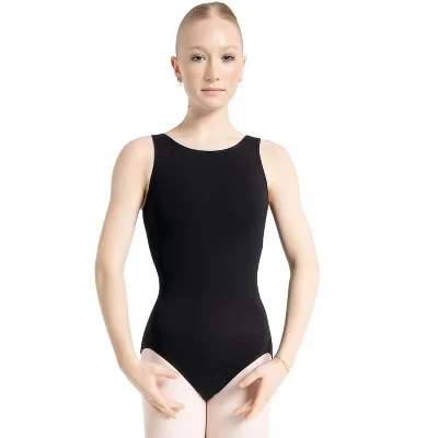 Женский купальник Capezio с высоким воротом, черный