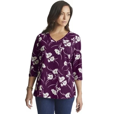 dark berry tossed floral