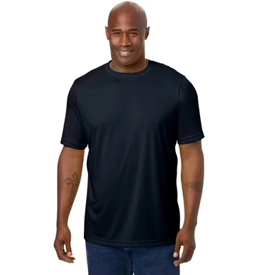 Мужская футболка KingSize No Sweat Crewneck, черная
