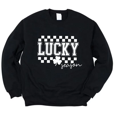 Женский свитшот Simply Sage Market Lucky, черный