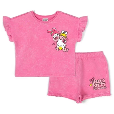 Комплект для девочки Hello Kitty, розовый