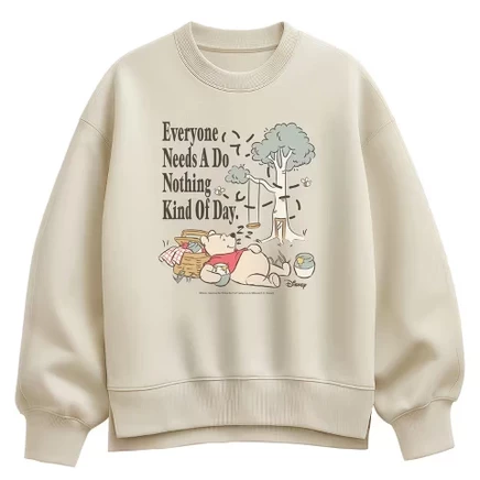 Женский свитшот Winnie the Pooh оверсайз, кремовый