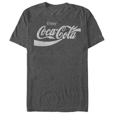 Мужская футболка Coca Cola Enjoy Logo, темно-серая