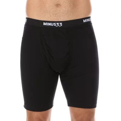 Мужские боксеры Minus33 Woolverino Micro Weight, черные
