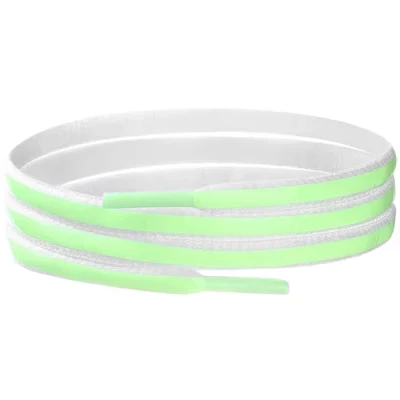 Шнурки INSPIRE CHIC Nightglow, 1 пара, зеленые