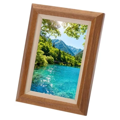 Фоторамка Unique Bargains из смолы, ореховая