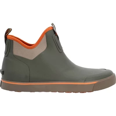 Мужские водонепроницаемые ботинки Rocky Dry-Strike Green & Orange Deck Boot olive stone