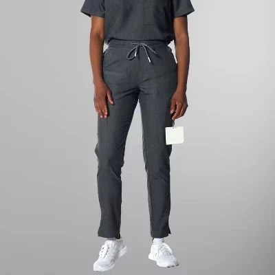 Женские брюки-карго Scrub Jogger с открытой нижней частью штанины (сумки с набивными карманами на талии) графитового цвета