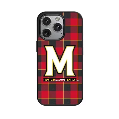 NCAA Big Ten Universities Клетчатый чехол для мобильного телефона, совместимый с MagSafe, для Apple iPhone maryland terrapins