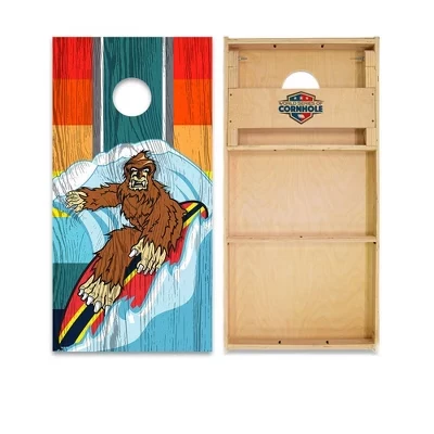 Набор корнхола Skip's Garage Riding Waves Sasquatch 2×4, с чехлом