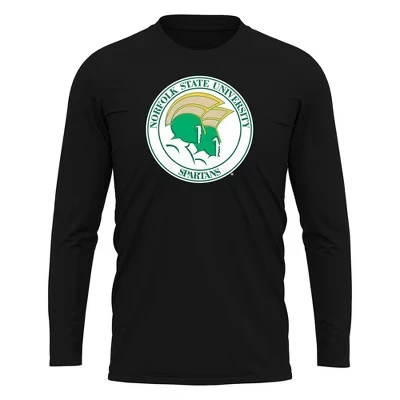 Мужской лонгслив NCAA Norfolk State, черный