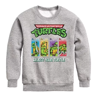 Детская толстовка Teenage Mutant Ninja Turtles с принтом, серый меланж