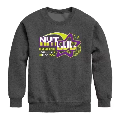 Флисовая толстовка Nxt Lvl Gaming с графическим рисунком и длинным рукавом heather charcoal