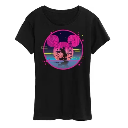 Женская футболка Disney Mickey Sphere, черная