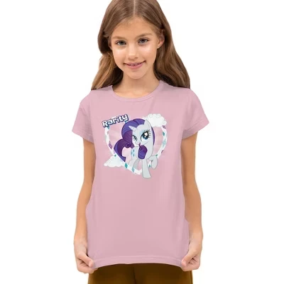 Футболка для мальчиков Tv Rarity с коротким рукавом розового цвета