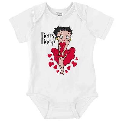 Боди для девочек Brisco Brands Betty Boop, белое