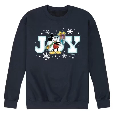 Мужская флисовая толстовка с рисунком Микки Мауса Holiday Joy, цвет синий