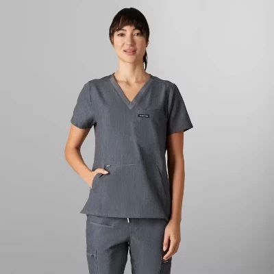 Женский медицинский топ Members Only, графитовый