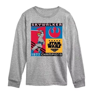 Лонгслив для мальчиков Star Wars Skywalker, меланжевый