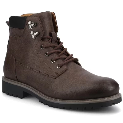 Мужские ботинки Vance Co. Rogue из кожзама, махагон