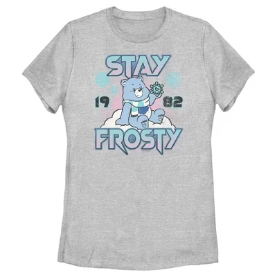 Женская футболка Care Bears Grumpy Bear, серый меланж