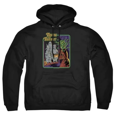 Мужская толстовка с капюшоном Steven Rhodes Trick or Treat черного цвета