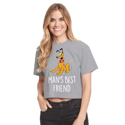 Женская футболка Disney Mans Best Friend, меланж