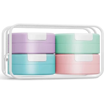Сумка для туалетных принадлежностей мужская Gemice Travel Containers для туалетных принадлежностей, Магнитные контейнеры, TSA фиолетовый
