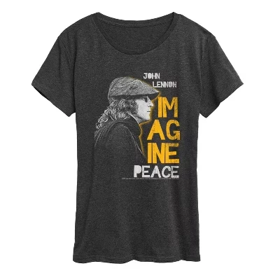 Women's -  -  Profile Short Sleeve Graphic T-Shirt heather charcoal