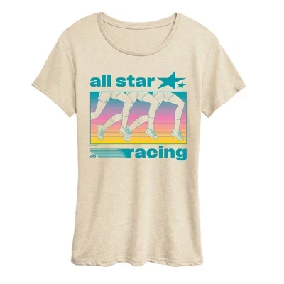 Женская футболка All Star Ken Running с коротким рукавом и графическим рисунком birch