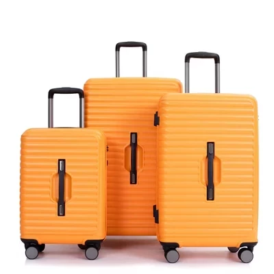 Комплекты багажа из 3 предметов с замком TSA, легкий чемодан с 2 крючками и двойными вращающимися на 360 градусов колесами для мужчин и женщин