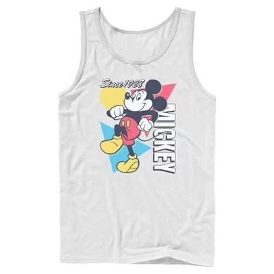 Мужская ретро-майка Mickey & Friends с 1918 года белого цвета
