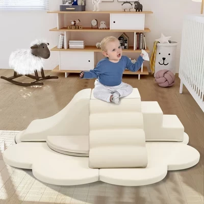 Игровой набор ModernLuxe мягкие блоки 6 шт, бежевый