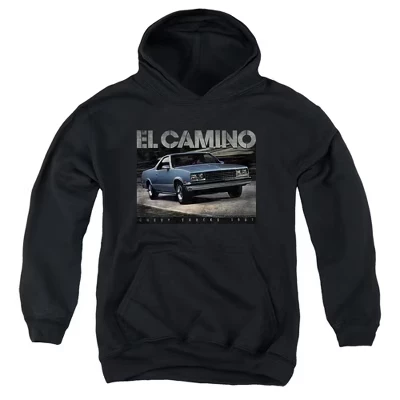 Мальчиковое худи Chevrolet El Camino Truck 87, черное