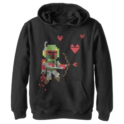 Худи для мальчиков Star Wars Boba Fett Cupid, черное