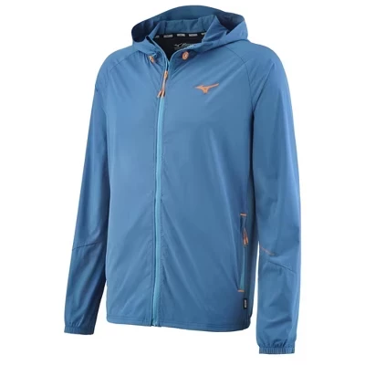 Мужская куртка-дождевик Mizuno Infinity Packable, синяя
