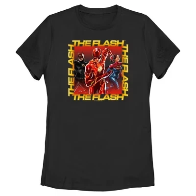 Женская футболка DC Comics The Flash, черная